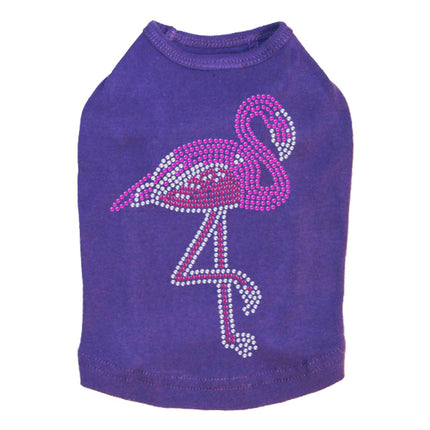 Pink Flamingo (Iridescent/AB) - Dog Tank