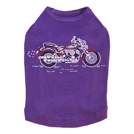 Motorcycle - Large Red & Black - Dog Tank