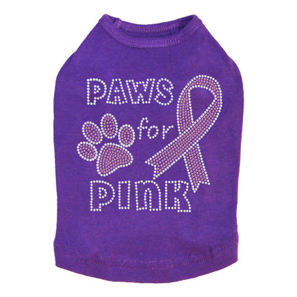 Paws for Pink - Dog Tank