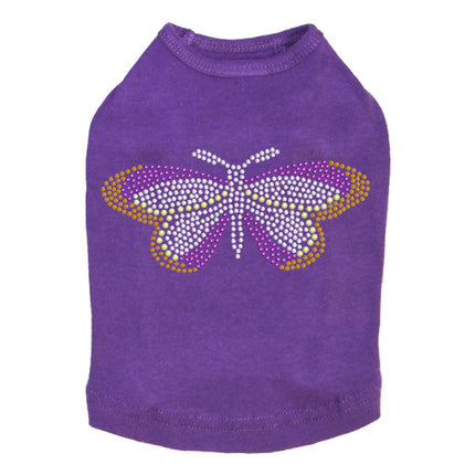 Magenta Butterfly - Dog Tank