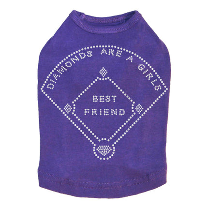 Diamonds are a Girls Best Friend - Dog Tank