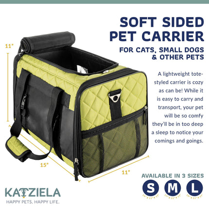 Quilted Companion Pet Carrier - Comfortable