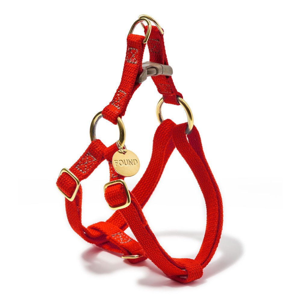 Red Cotton Cat & Dog Harness