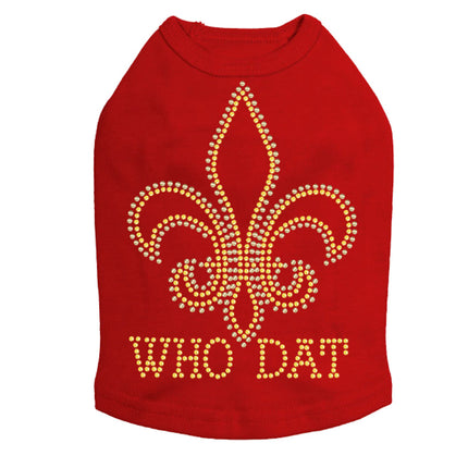 Fleur de Lis - Who Dat Dog Tank