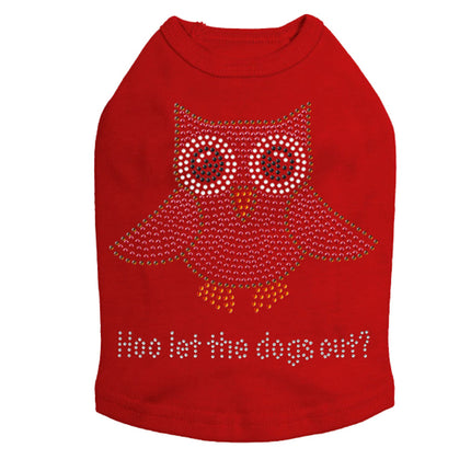 Pink Owl with Hoo Let the Dogs Out? - Dog Tank