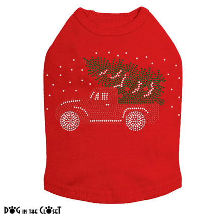 Christmas Truck (Small) - Dog Tank