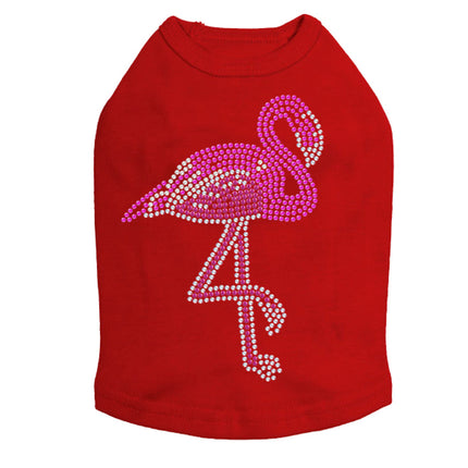 Pink Flamingo (Iridescent/AB) - Dog Tank