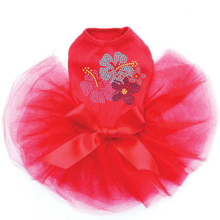 Pink, Blue & Purple Hibiscus - Custom Tutu