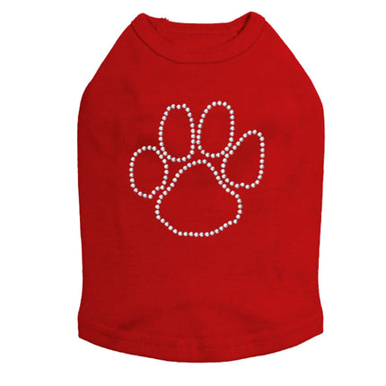 Paw (Silver Nailheads) - Dog Tank