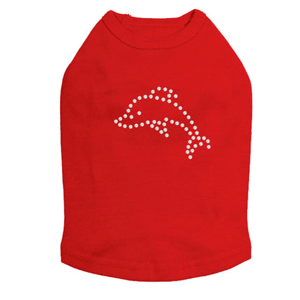 Dolphin (Small Rhinestone) - Dog Tank