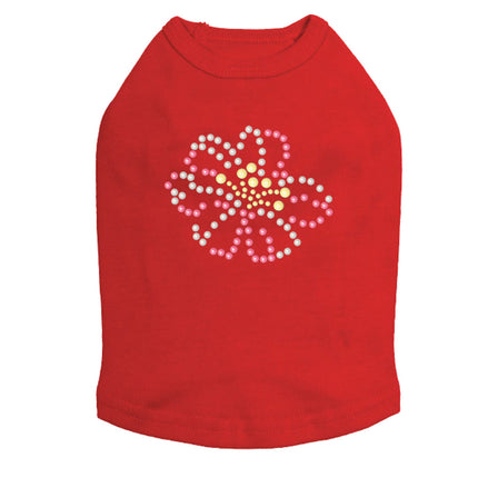 Pink & Yellow Pearl Flower - Dog Tank