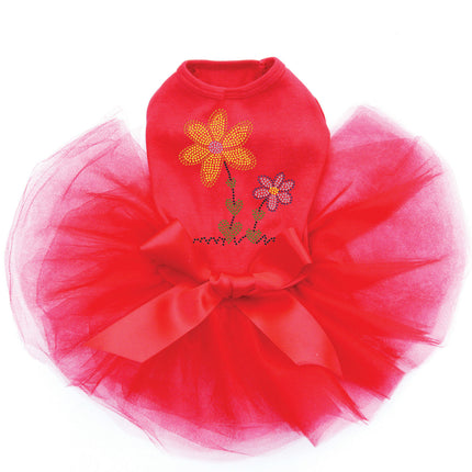 Orange & Purple Flowers - Custom Tutu