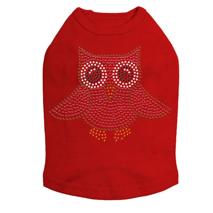 Pink Owl - Dog Tank