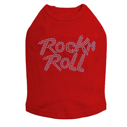 Rock n Roll (Pink Rhinestuds) - Dog Tank