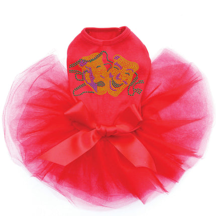 Gold Theater Comedy Tragedy Mask - Custom Tutu