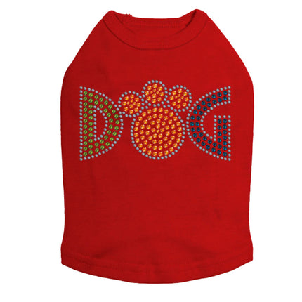 Dog (Rhinestones) - Dog Tank