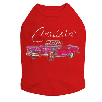 Cruisin Pink Convertible - Dog Tank