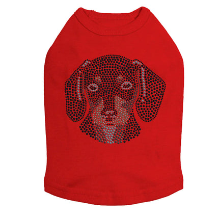 Dachshund Face - Dog Tank