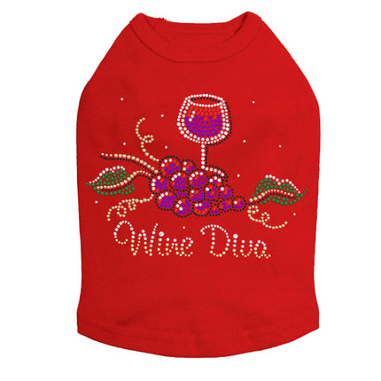 Wine Diva 2 - Dog Tank