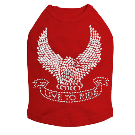 Live to Ride Eagle - Dog Tank