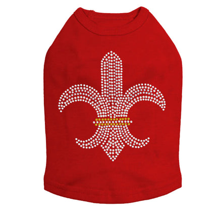 Fleur de Lis (Rhinestones & Nailheads) - Dog Tank