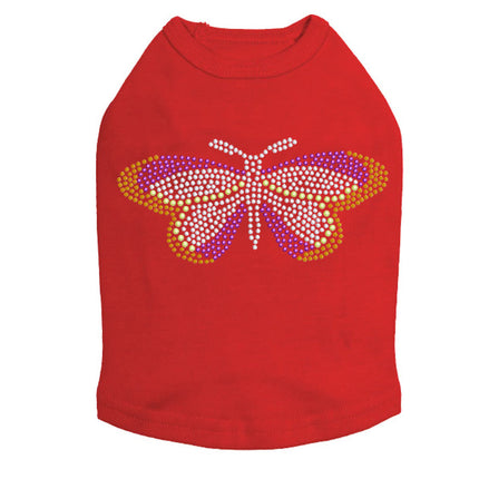 Magenta Butterfly - Dog Tank