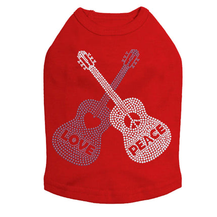 Guitars, Love, & Peace - Dog Tank