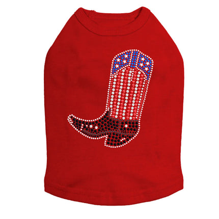 Boot (Red, White, & Blue) - Dog Tank