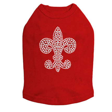 Fleur de Lis (Rhinestone & Rhinestuds) - Dog Tank