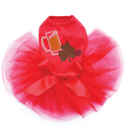 Beer Mug, Clover, & Pipe - Dog Custom Tutu