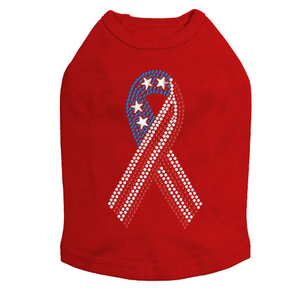 Ribbon (Red, White, & Blue) - Dog Tank