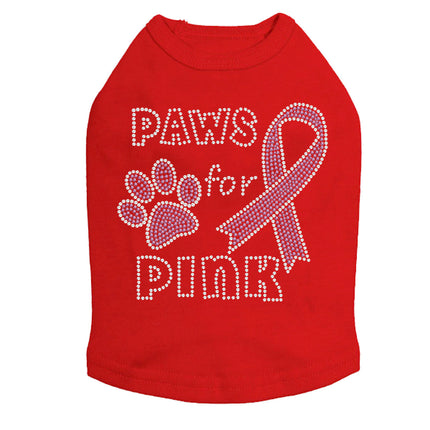 Paws for Pink - Dog Tank