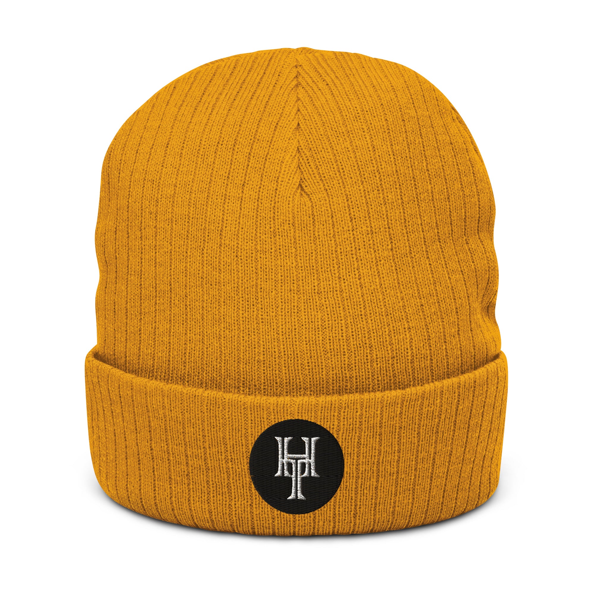 HT Ribbed knit beanie Mustard Yellow