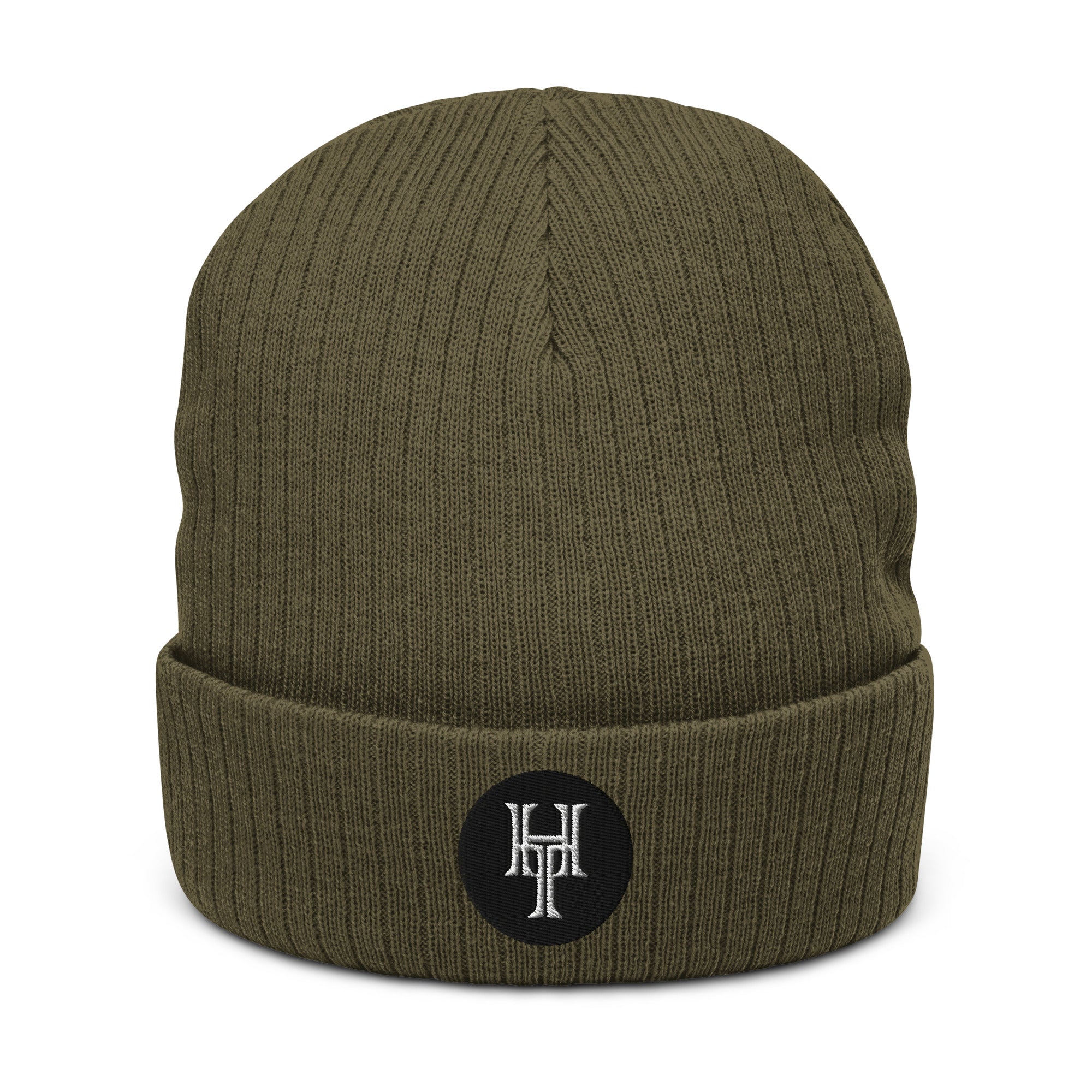 HT Ribbed knit beanie Olive Green