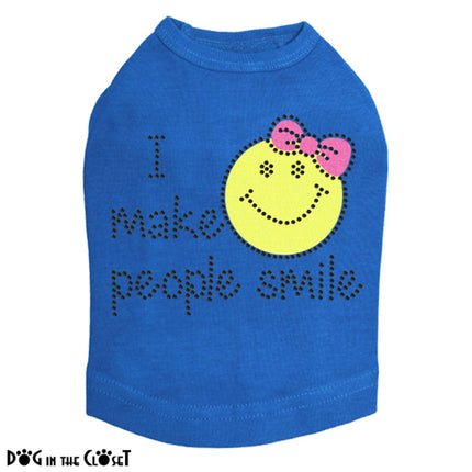 I Make People Smile (Girl) - Dog Tank