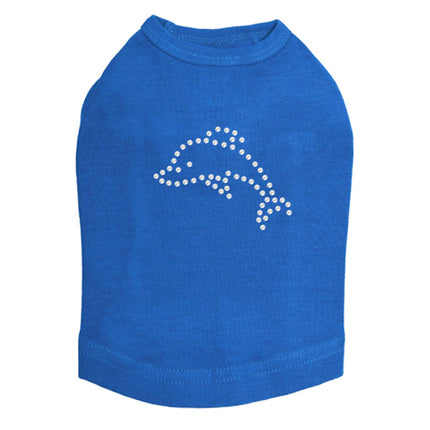 Dolphin (Small Rhinestone) - Dog Tank