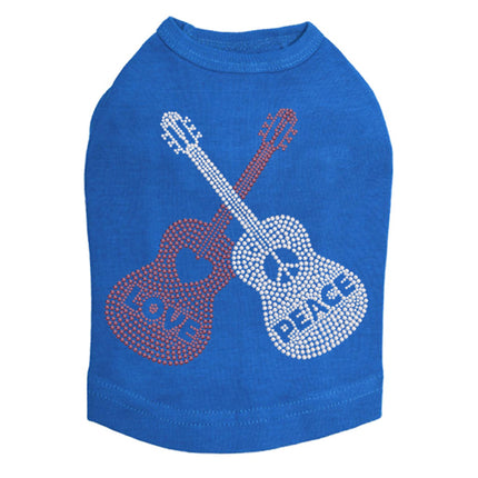 Guitars, Love, & Peace - Dog Tank