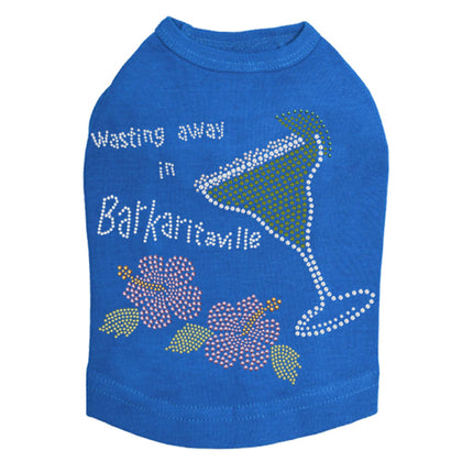 Wasting Away in Barkaritaville Hibiscus - Dog Tank