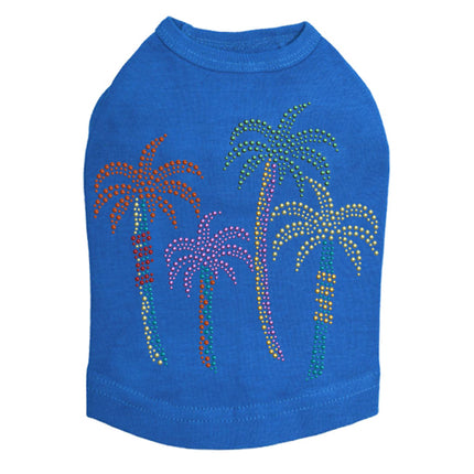 Palm Trees - Multicolor - Dog Tank