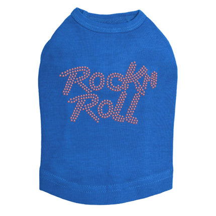 Rock n Roll (Pink Rhinestuds) - Dog Tank