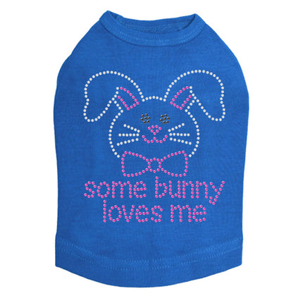 Some Bunny Loves Me (Pink) - Dog Tank