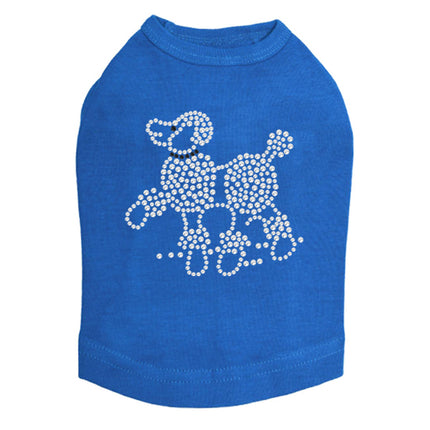 Poodle (Rhinestones) - Dog Tank