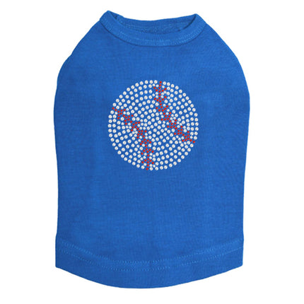 Baseball (Rhinestone) - Dog Tank