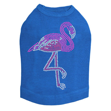 Pink Flamingo (Iridescent/AB) - Dog Tank