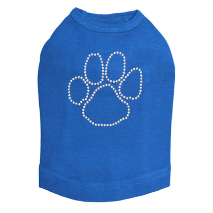 Paw (Silver Nailheads) - Dog Tank