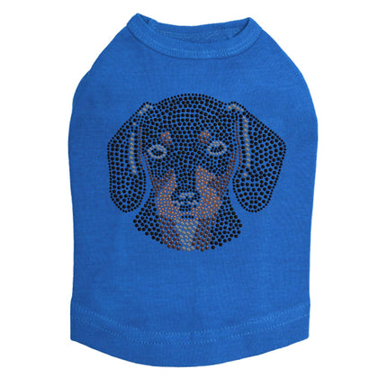 Dachshund Face - Dog Tank