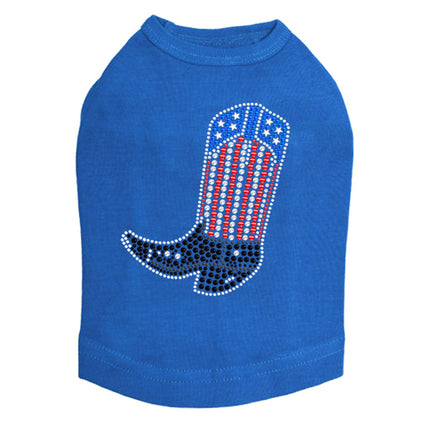 Boot (Red, White, & Blue) - Dog Tank