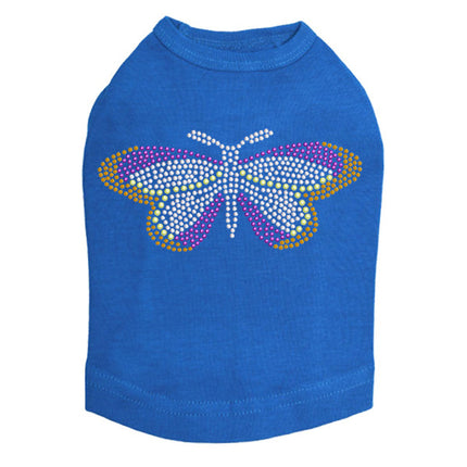 Magenta Butterfly - Dog Tank