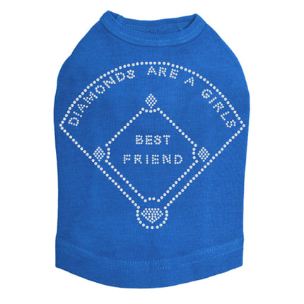 Diamonds are a Girls Best Friend - Dog Tank