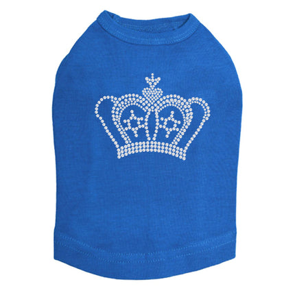 Crown 12 (Rhinestones) - Dog Tank